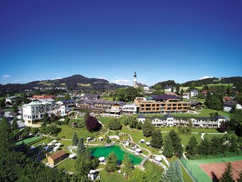 Übersicht über das Genussdorf Gmachl in Bergheim/Salzburg | © Hotel Gmachl GmbH