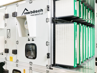 Der Kompaktfilter für die Zuluft ist einer der vier Filter für das Gerät. | © bösch - heizung.klima.lüftung